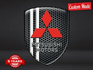 Mitsubishi Decalcomanie Lunotto Auto Tuning Stellari Robuste